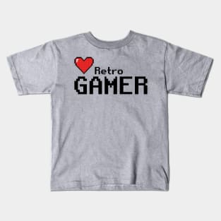 8 Bit Old School Gamer 16 Bit Gaming Retro Vintage Kids T-Shirt